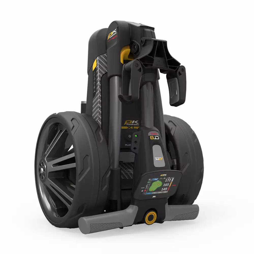 Powakaddy CT8 GPS Gun Metal Lithium 2023 Electric Golf Trolley + Free - Image 5