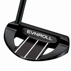Evnroll Putters ER 7 Full Mallet Black Golf Putter With Gravity Grip