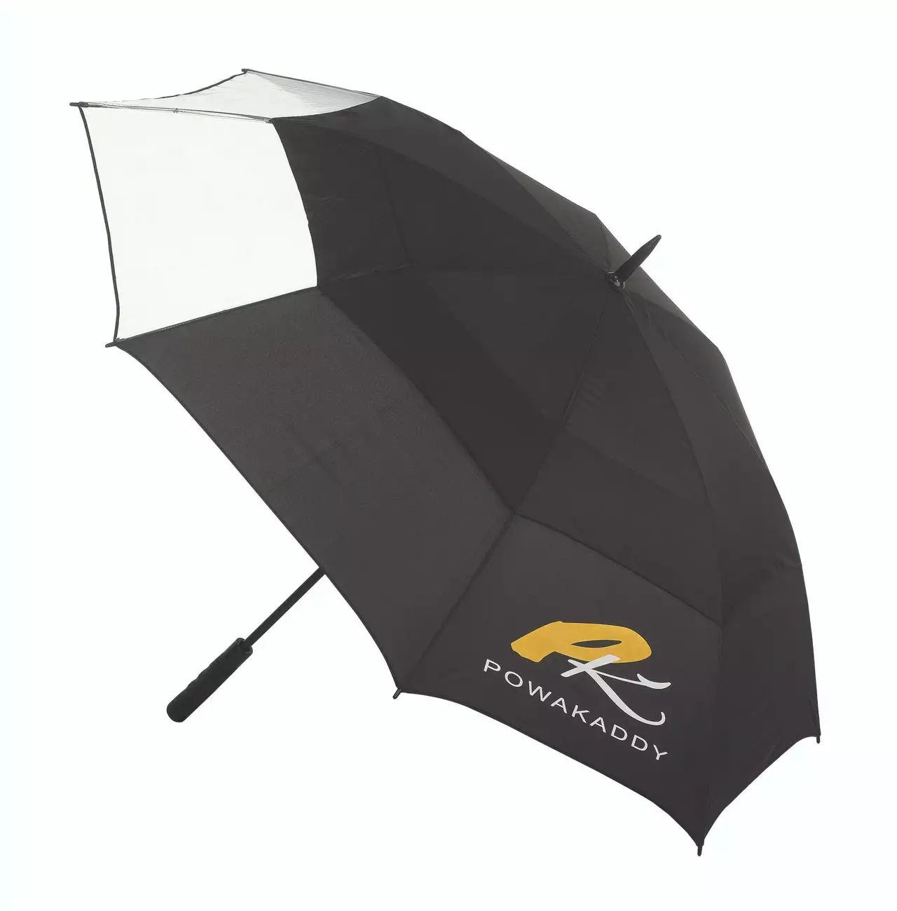 PowaKaddy Automatic Double Canopy Clearview Golf Umbrella - Image 2